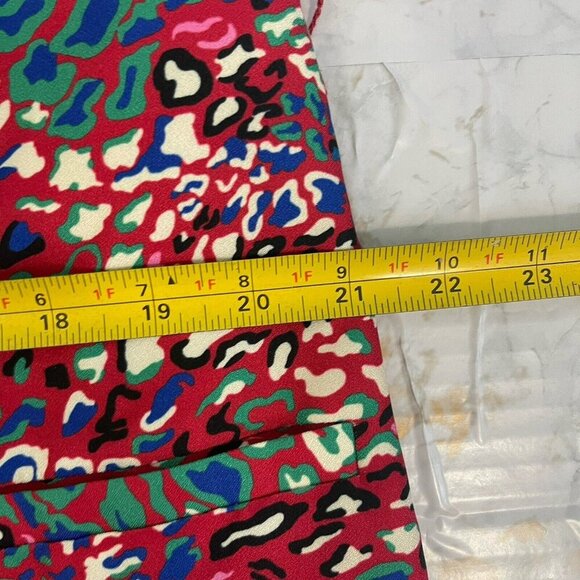 NWT Madeleine Women's Snap Button Front Shirt Wrap Dress Size US XL Red - Picture 16 of 16